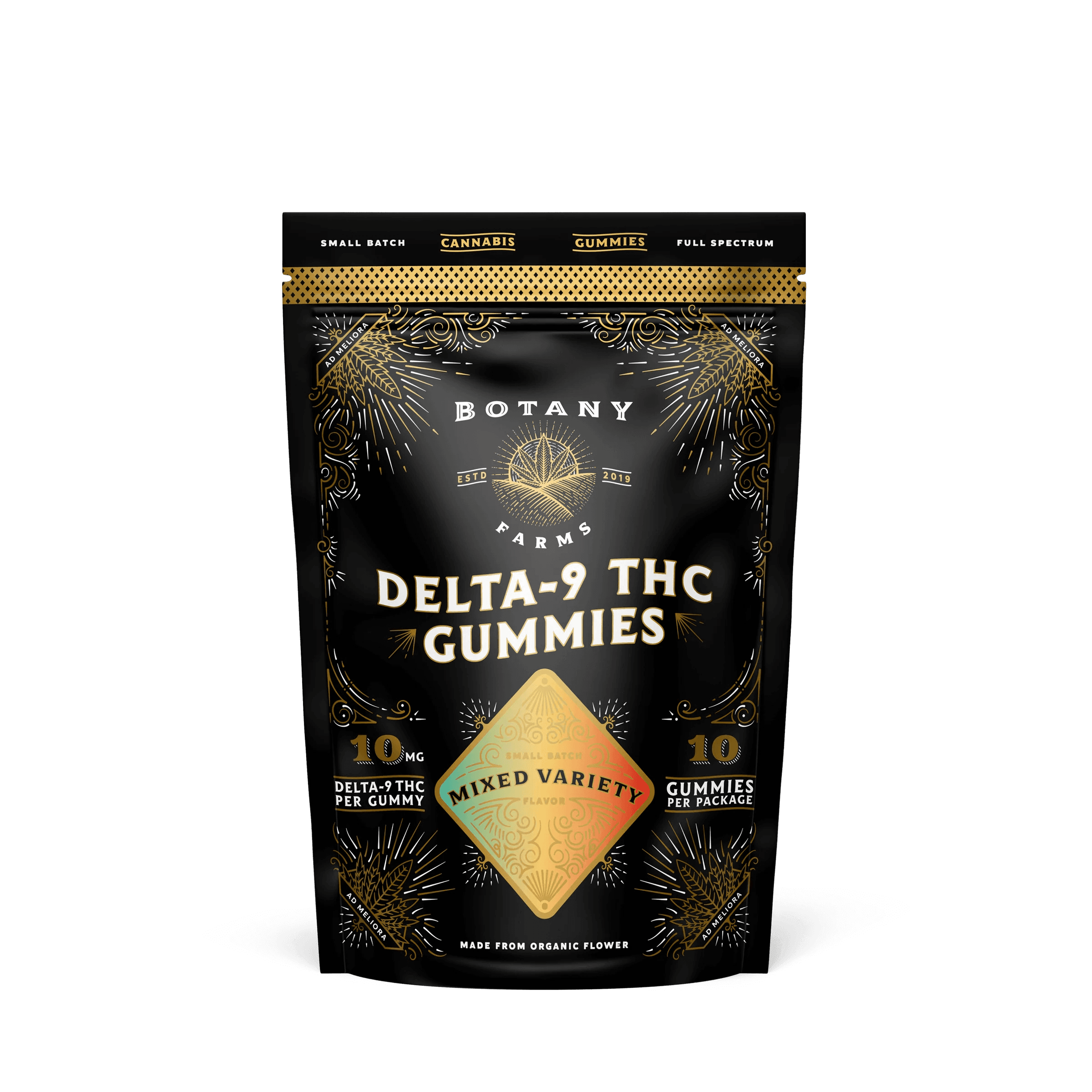 Botany Farms D9 Gummies 10mg/100mg - Smokeless - Vape THC CBD