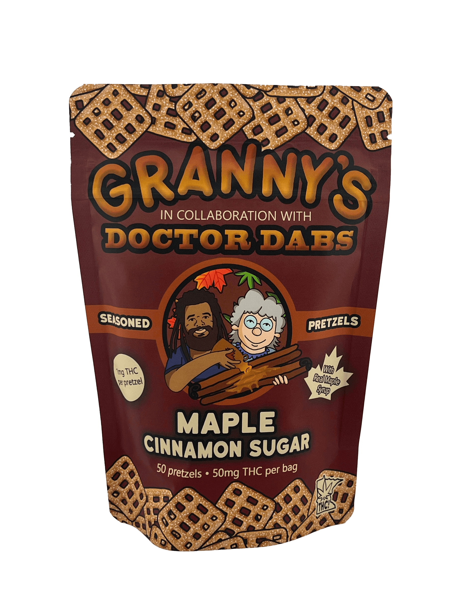Granny's THC Pretzels 50mg - Smokeless - Vape THC CBD